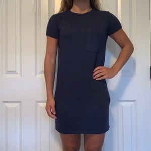 Navy blue T-shirt dress